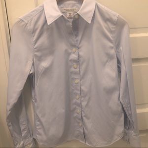 Banana Republic Fitted Stretch Petite Dress Shirt
